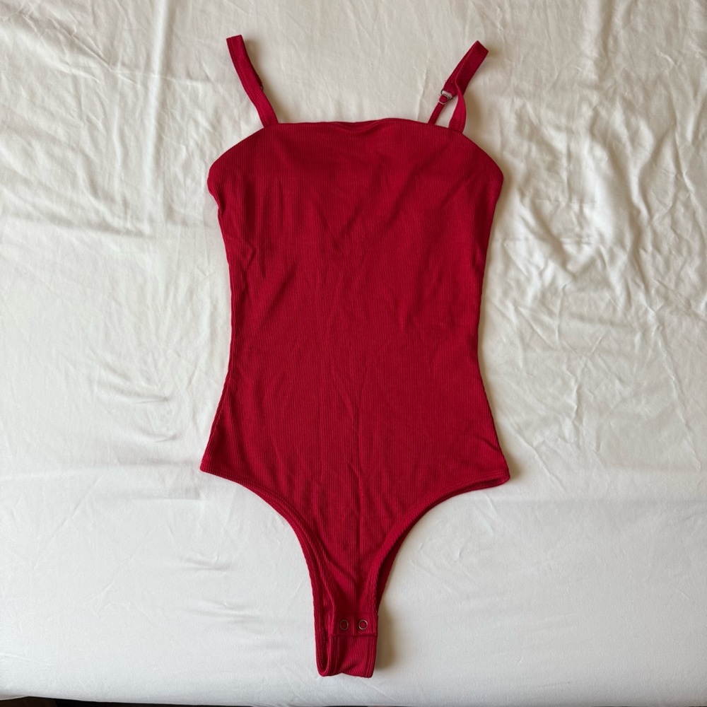 Hollister Red Tank Top Bodysuit